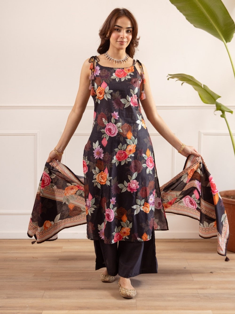 Karen blake cotton suit set