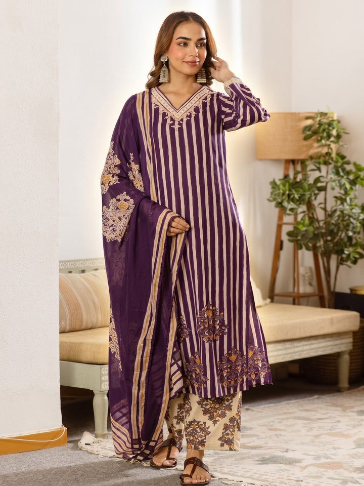 Kamli Iris Cotton Suit Set
