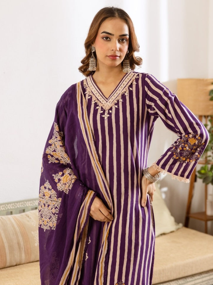 Kamli Iris Cotton Suit Set