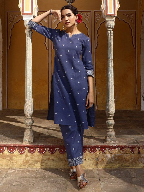 TUSHKI Indigo Co-ord Set
