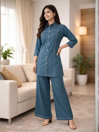 Akshara yale cotton co-ord set