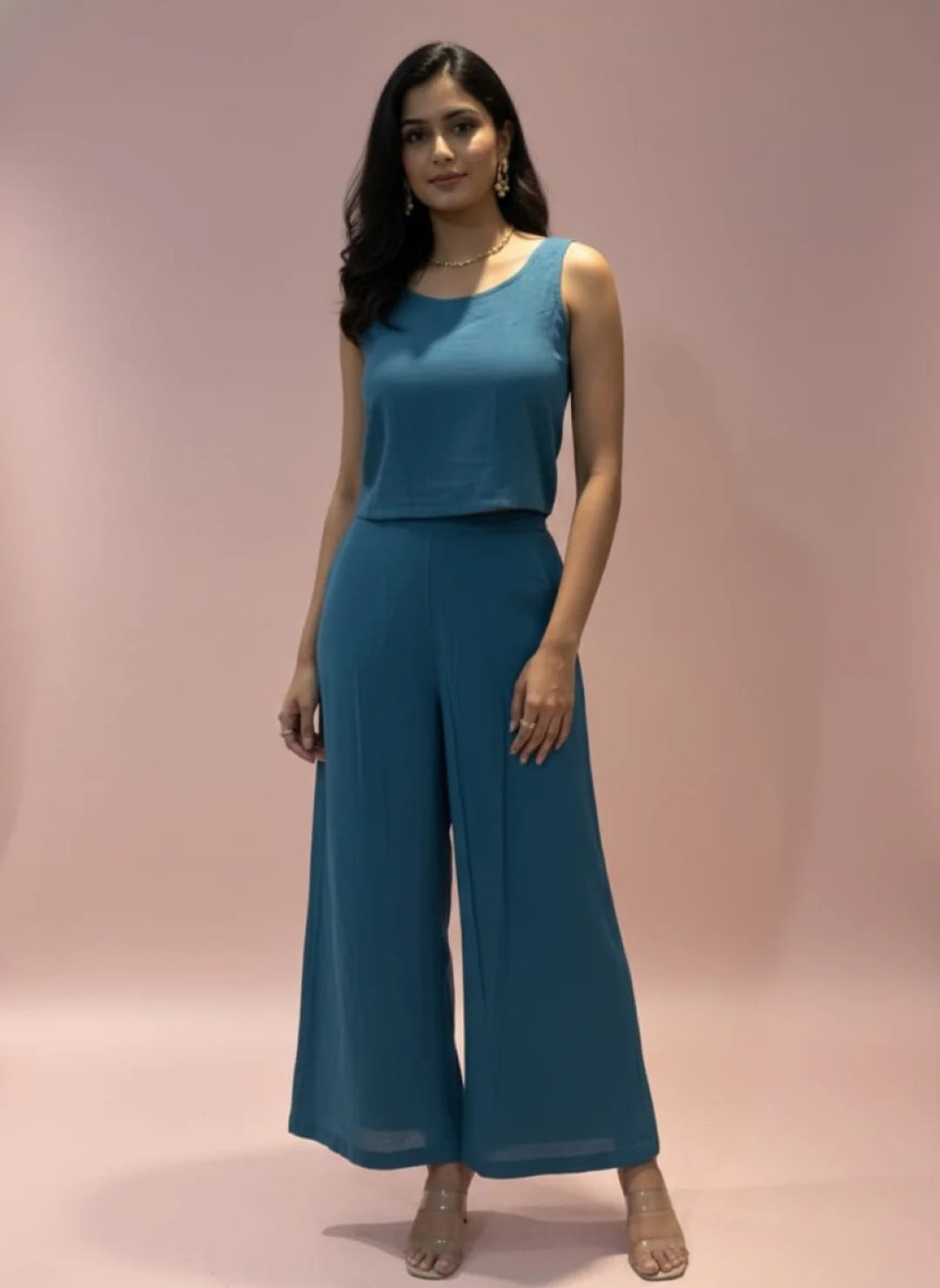 Chaitri Teal Fusion 3 pc set