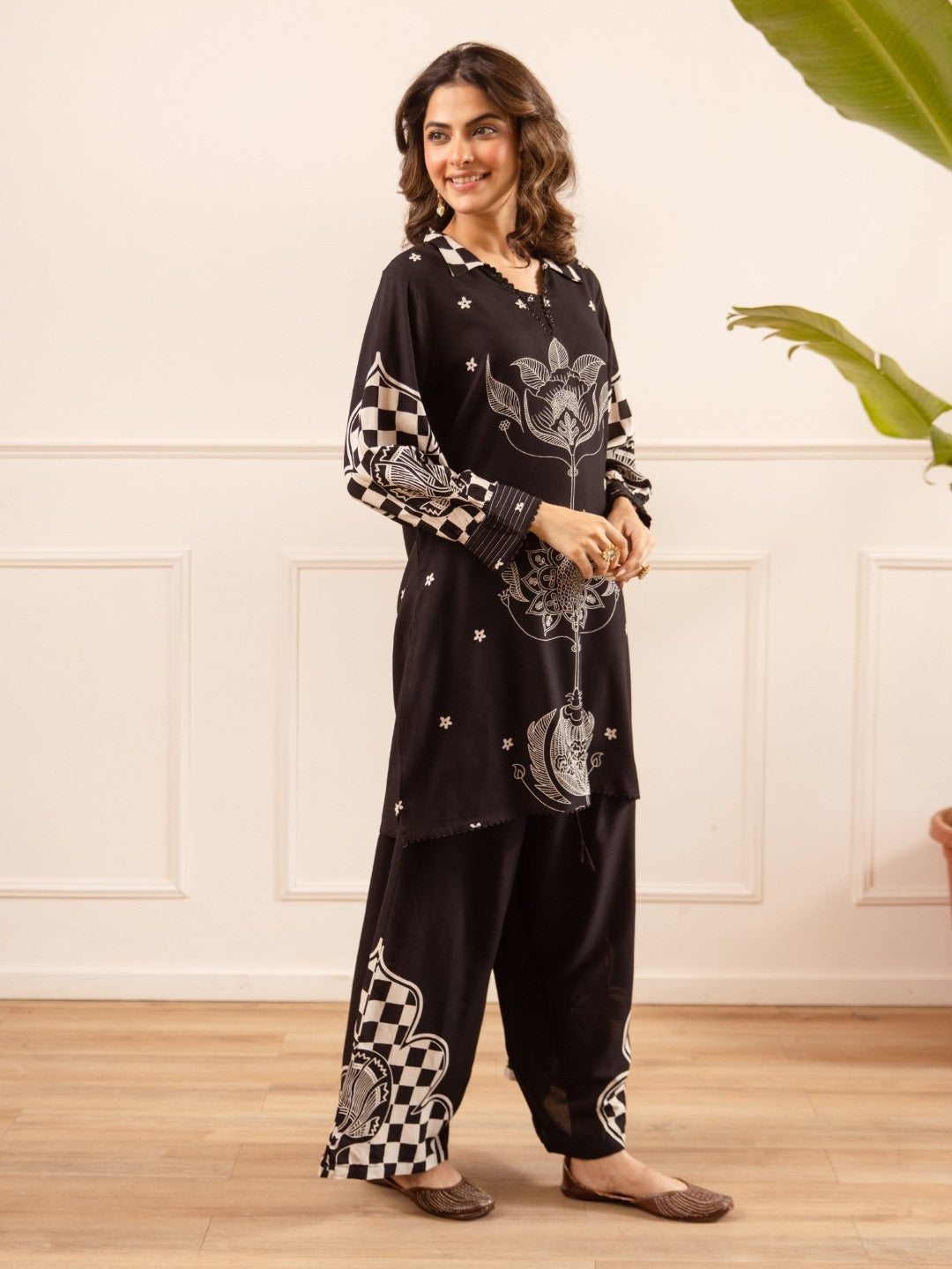 Kashvi Iris Cotton Kurta Pant Set