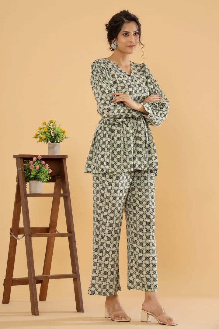 Sonika Fern Printed Co-ord Set